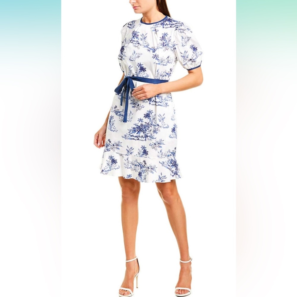 Donna Morgan puff sleeve dress size‎ 4